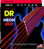 DR Strings Hi-Def Neon Red Electric Medium