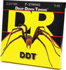 DR Handmade Strings DR DDT : Drop Down Tuning 7 St Ex Heavy Electric Guitar Strings (DDT7-11)