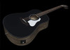 Seagull 048595 S6 Classic Black Acoustic Electric Guitar, Solid Cedar Top