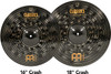 Meinl Cymbals Classics Custom Dark Crash and Effects Pack with FREE Trash Splash, CCD1068+12