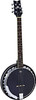 Ortega Guitars Raven Series 6-String Acoustic-Electric Banjo w/Bag, Right (OBJE350/6-SBK)