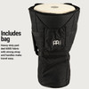 Meinl Percussion ADJ3-XL+BAG African Style Rope Tuned 13-Inch Wood Djembe with Bag, Brown/Black