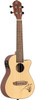 Ortega Guitars, 4-String Bonfire Series Concert Acoustic-Electric Ukulele, Right-Handed, (RU5CE)