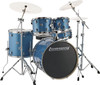 Ludwig Element Evolution LCEE220 5-piece Shell Pack with Hardware - Blue Sparkle