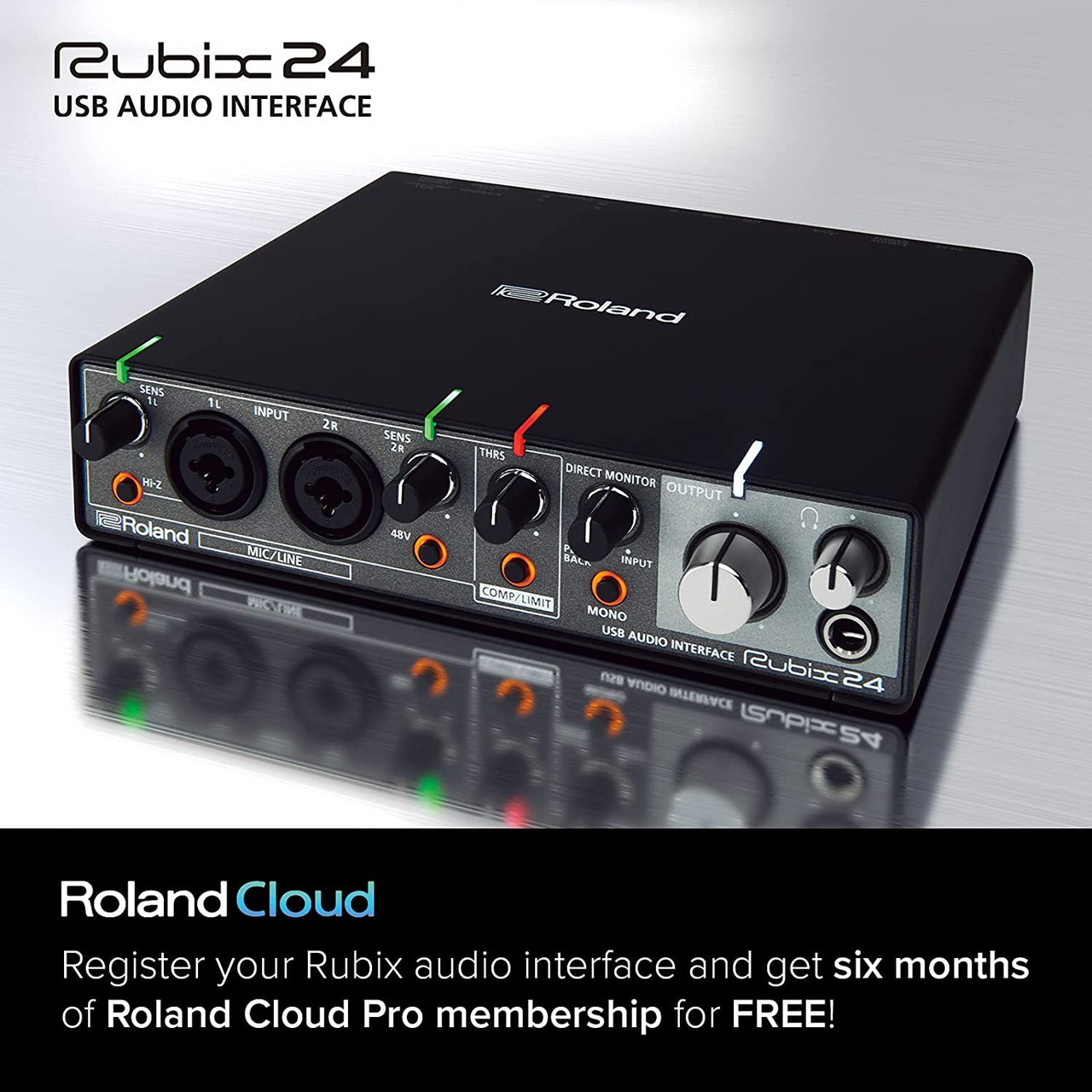 Roland Rubix 24 USB Audio Interface - 2 In/4 Out (RUBIX24