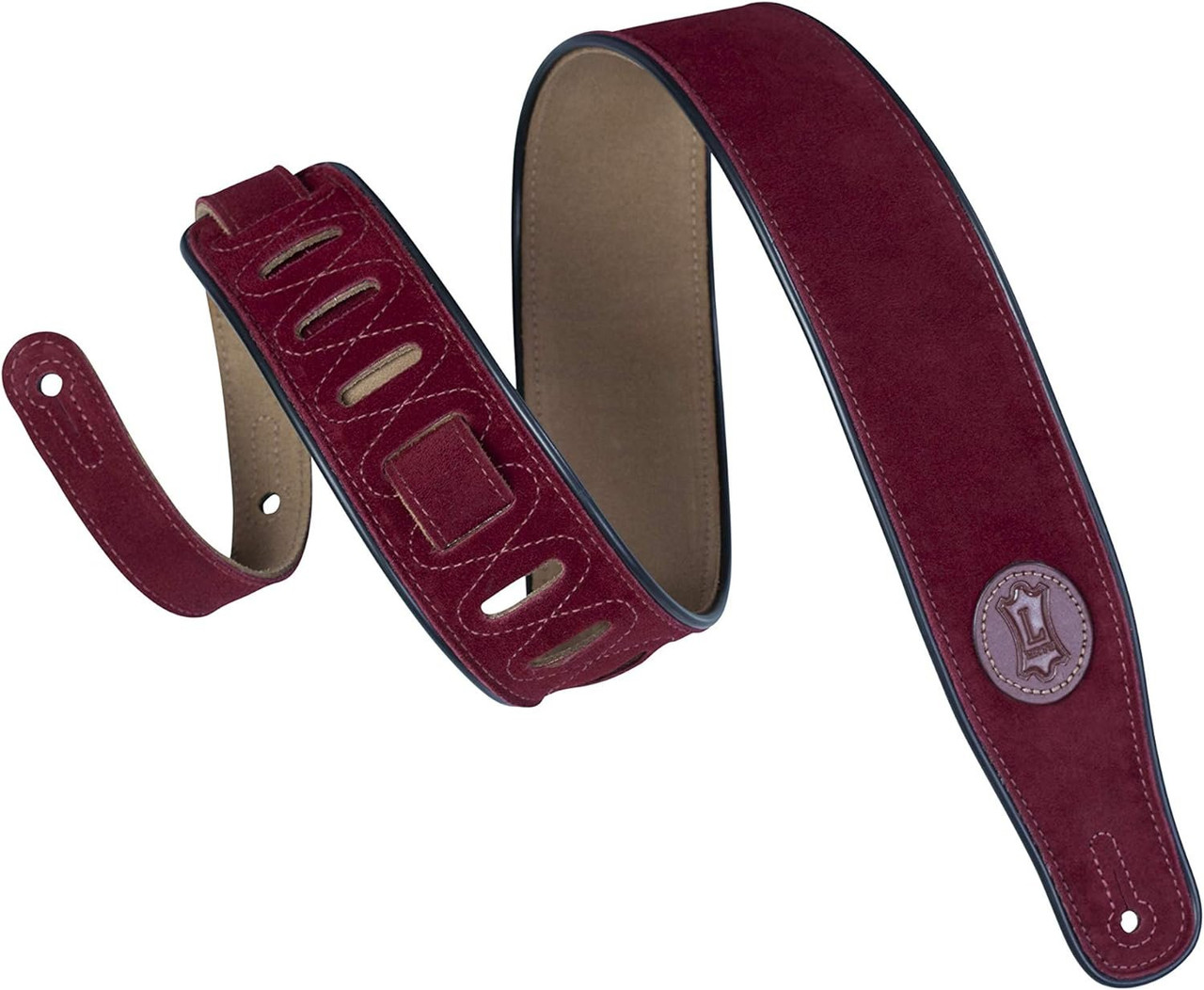 2-Inch Brown Leather Guitar Strap Kits