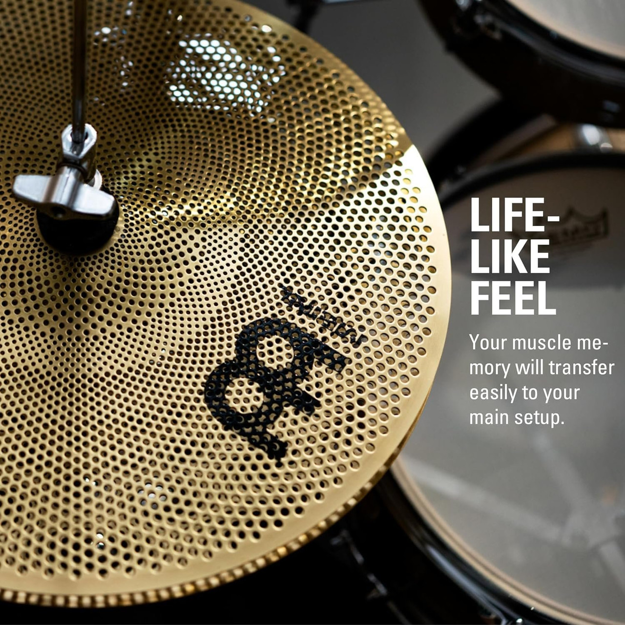 Meinl Cymbals HCS Complete Practice Cymbal Set with Quiet Volume