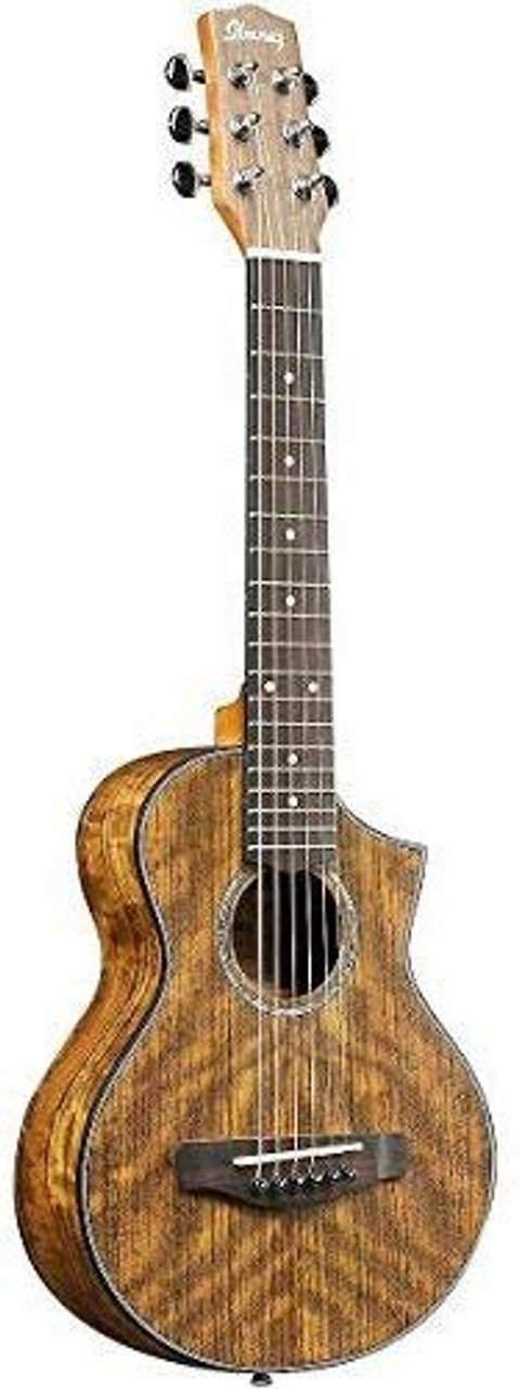 Ibanez EWP14OPN Exotic Wood Piccolo Acoustic Guitar, - Pineville Music