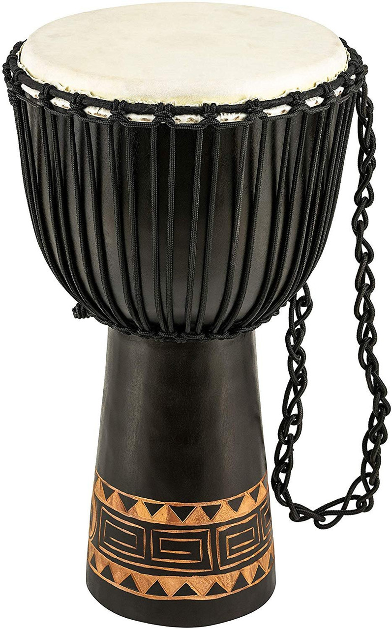 Meinl Percussion Djembe with Mahogany Wood-NOT Made in CHINA-13