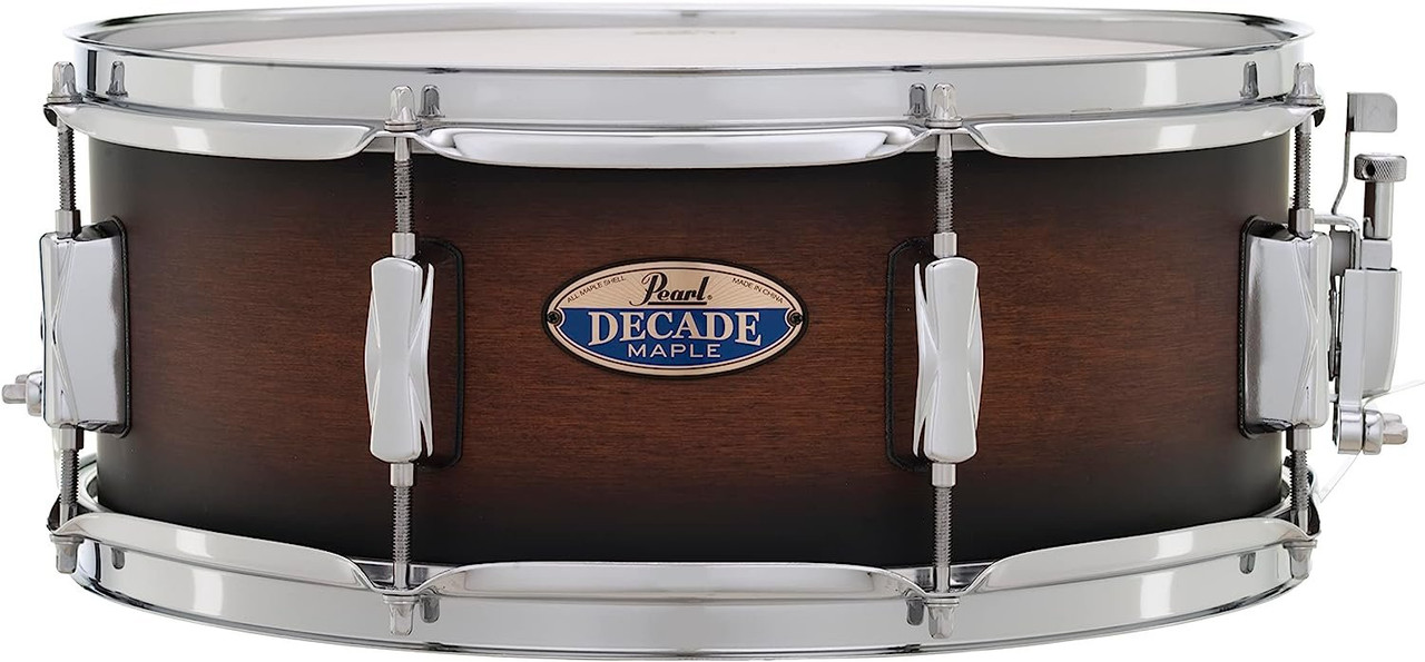 Pearl Snare Drum, Satin Brown Burst (DMP1455S/C260)