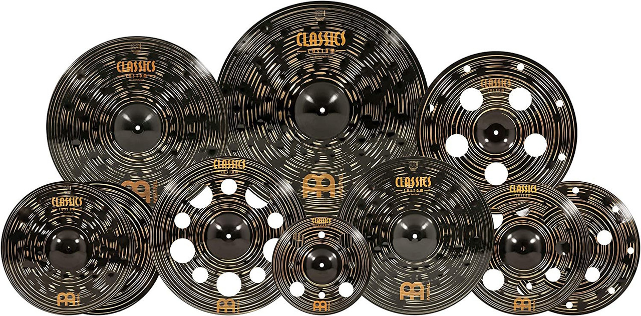 Meinl Cymbals Ultimate Cymbal Set Box Pack – Classics Custom Dark