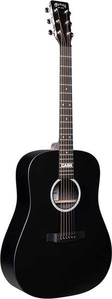 Martin Guitars DX Johnny Cash Signature Edition Acoustic-Electric Guitar with Gig Bag, HPL Construction, Modified D-14 Fret, Performing Artist Neck