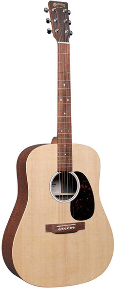 Martin Guitar X Series D-X2E Acoustic-Electric Guitar with Gig Bag, Sitka Spruce and KOA Pattern High-Pressure Laminate, D-14 Fret, Performing Artist Neck Shape