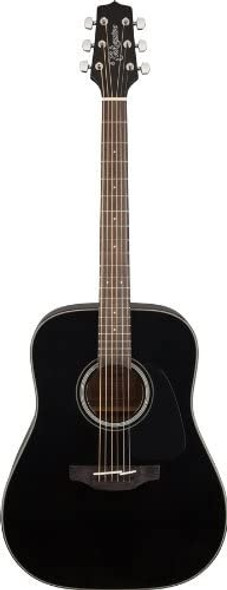 Takamine GD30-BLK Dreadnought Acoustic Guitar, Black