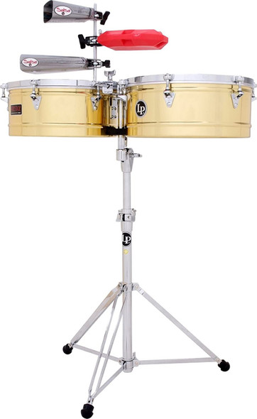 LP Brass Prestige Series 13 & 14 Timbales (LP1314-B)