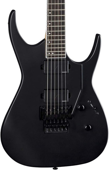 Dean Guitars 6 String Exile Select Floyd Fluence Electric Guitar, Black Satin, Right, F FL BKS