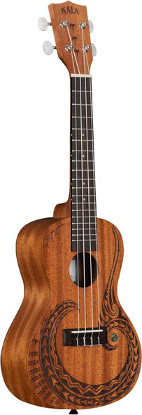 Kala 4-String Concert Ukulele, Right-Handed - Natural (KA-COURAGE-C_W/BAG)