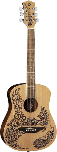 Luna Safari Henna Paradise Travel Guitar Pack (SAF HEN PA PACK)