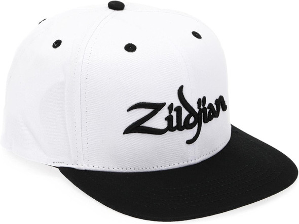 Zildjian 6-Panel Snapback Hat - White (ZAHC0022)