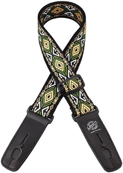 Lock-It Straps Retro Vintage Series 36''-60'' Guitar Strap - Defender (LIS 072)