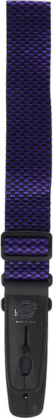 Lock It LIS010P2PRCHK Professional 2" Checker Polypro Strap with Locking Ends, Purple