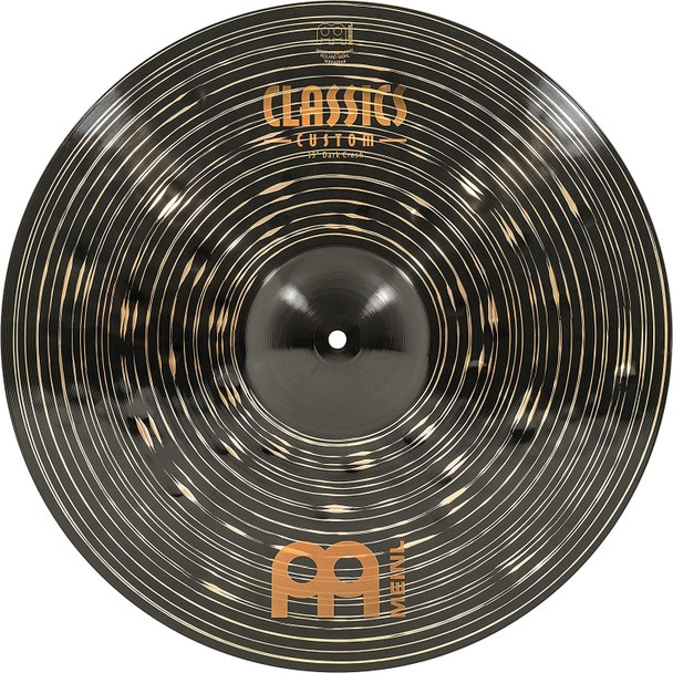 Meinl 19" Crash Cymbal - Classics Custom Dark - Made in Germany, 2-YEAR WARRANTY (CC19DAC)