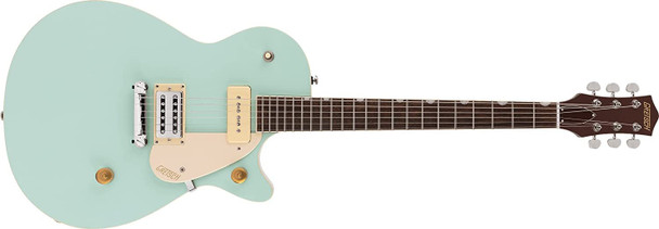 Gretsch G2215-P90 Streamliner Junior Jet Club 6-String Electric Guitar with Laurel Fingerboard and Three-Way Pickup Switching (Right-Handed, Mint Metallic)