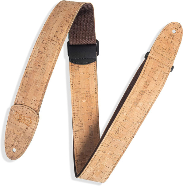 Levy's 2" Cork Guitar Strap - Natural (MX8-NAT)