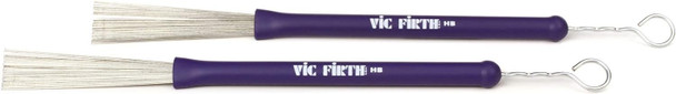 Vic Firth Drum and Percussion Heritage Brushes with Rubber Handles (HB)
