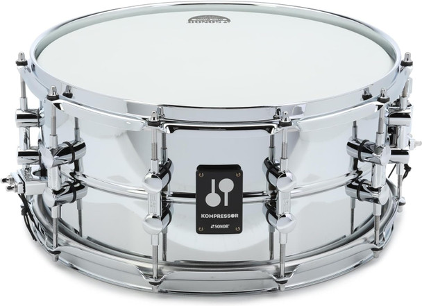 Sonor Kompressor Series Steel Snare Drum - 6.5x14" (KS-1465-SDS)