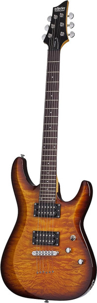 Schecter C-6 Plus VSB Solid-Body Electric Guitar - Vintage Sunburst (444)