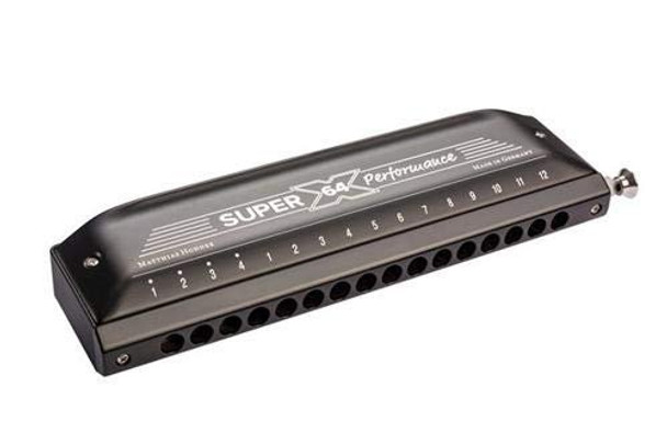 Hohner M758601 Super 64 Stainless Steel Harmonica