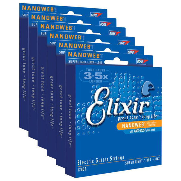 Elixir Super Light Electric Strings (9-42) (Nanoweb) BUNDLE PARENT