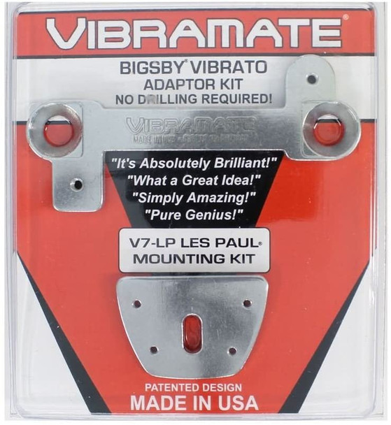 Vibramate V7-LP Les Paul Adaptor Mounting Kit, For Bigsby B7, Aluminum