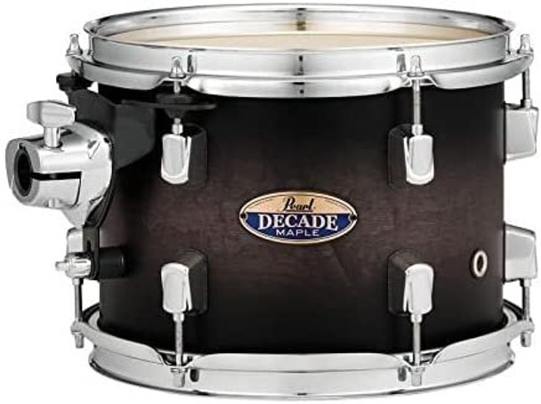 Pearl Decade Maple 12"x8" tom - Satin Blackburst