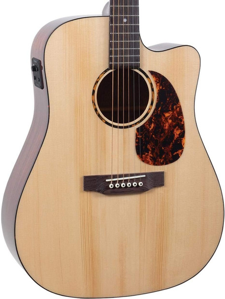 Recording King 6 String Acoustic-Electric Guitar, Right, Natural (RD-G6-CFE5)