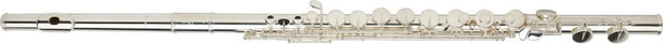 Pearl Alto Silver Flute w/Case and Cover w/Straight Head Joint (PFA207S)