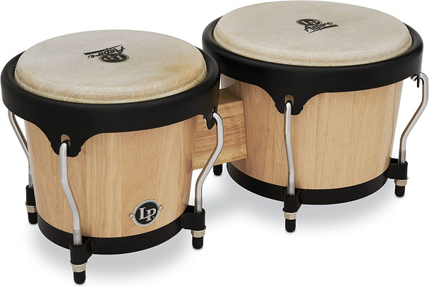 LP ASPIRE Series Wood Bongos Natural LPA601-AW