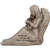 This figurine is made of hand painted resin to emulate the look of being carved from natural stone.

W: 7.75"
H: 6"
D: 4.25"