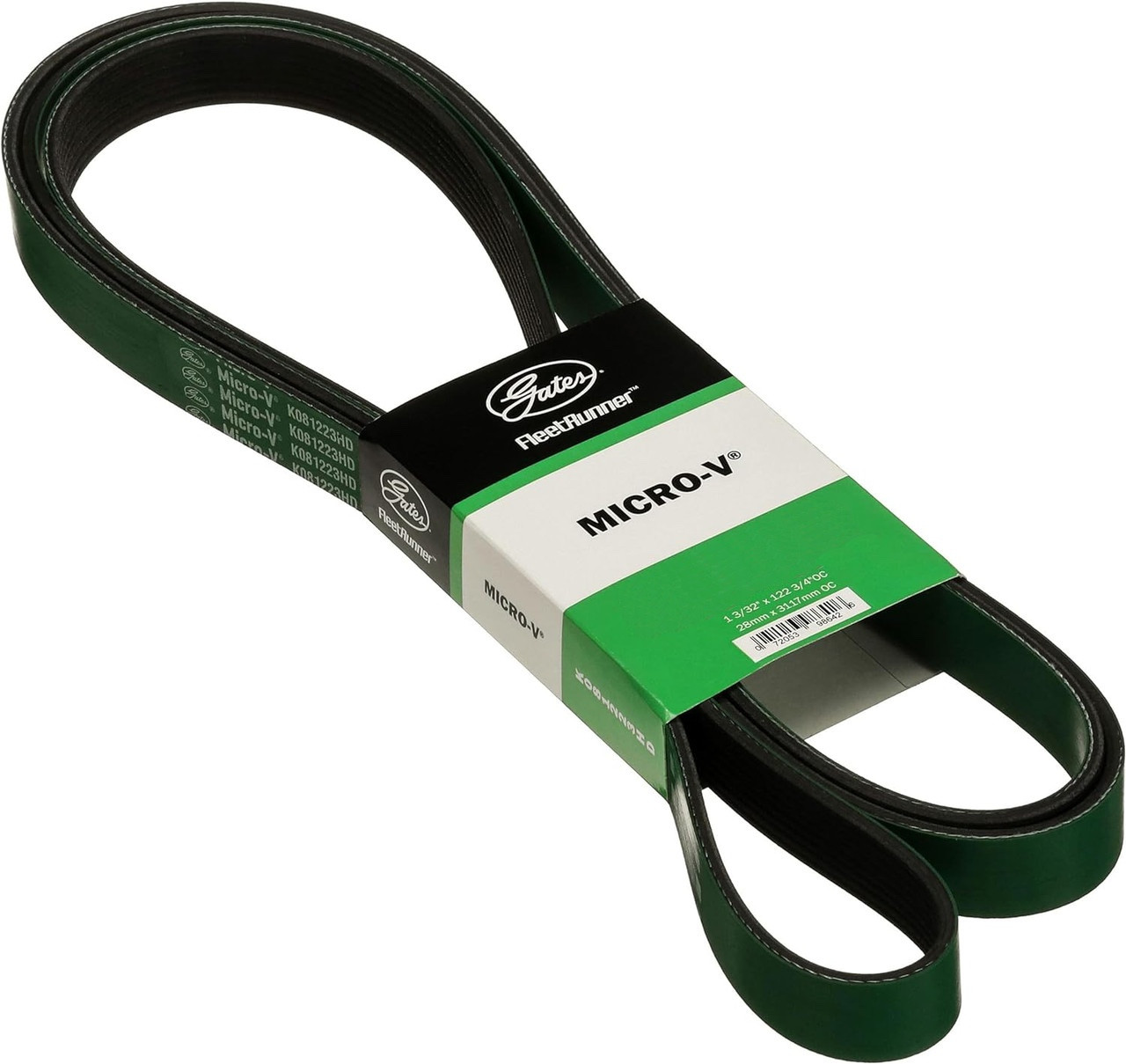 Gates FleetRunner Micro-V Serpentine Drive Belt 7.3L 1995