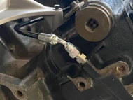 7.3 Powerstroke Fuel Feed Line Kit (99–03): Stainless Braided JIC Upgrade