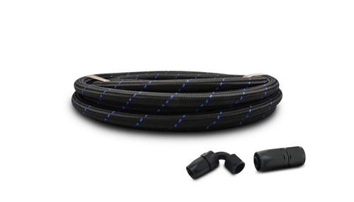 Braided Rubber Lined Flex Hose Kit -6 AN