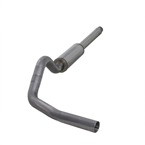 Diamond Eye 4" Aluminized Cat Back Exhaust W/ Muffler Delete