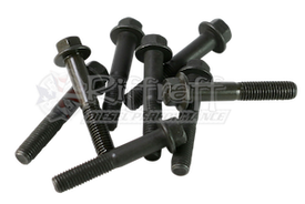 Black Bolt 2box分 Mazda Wheel Locks - Black - Dual Hex (4 locking lug nuts