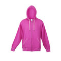 plain zip hoodie jacket | hot pink heather plain zip hoodie jacket | hot pink heather