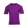 Plain ALEX kids and baby t-shirt made from 100% cotton jersey, available in sizes 00-16 for wholesale screen printing and custom branding-Purple Fuchsia