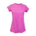 plain hot pink heather tshirt | womens plain hot pink heather tshirt | womens