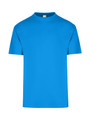 Azure Plain Alex unisex T-shirt with a regular fit, made from 100% pre-shrunk cotton jersey, a versatile blank tee for bulk purchase and promotional printing.