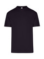 Black Plain Alex unisex T-shirt with a regular fit, made from 100% pre-shrunk cotton jersey, a versatile blank tee for bulk purchase and promotional printing.