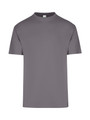 Charcoal Plain Alex unisex T-shirt with a regular fit, made from 100% pre-shrunk cotton jersey, a versatile blank tee for bulk purchase and promotional printing.